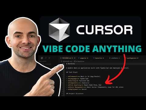 How To Use Cursor AI (Full Tutorial For Beginners 2025) thumbnail