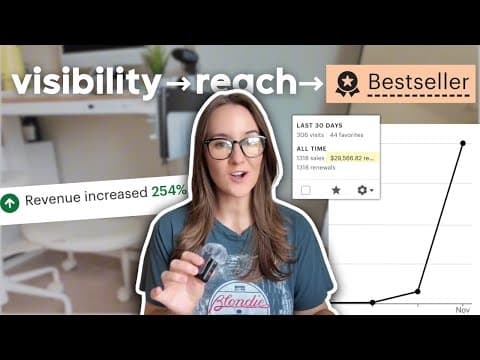 give me 20 minutes & I’ll show you the Etsy SEO strategy that has made me over $500k thumbnail