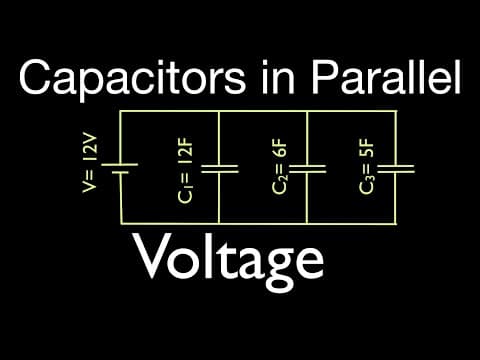 Capacitors (9 of 11) in Parallel, Calculating Voltage Drop thumbnail