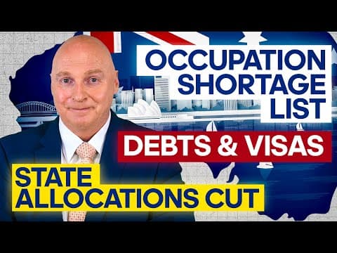 Australian Immigration News 18th October. Shortage Occupation List Updates. State Allocations Cut? thumbnail