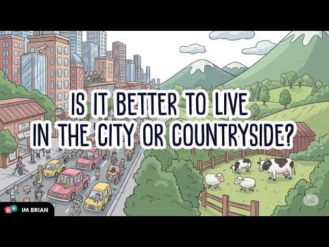Is It Better to Live in the City or Countryside?| 🎧 English on the Go!  | Beginner thumbnail
