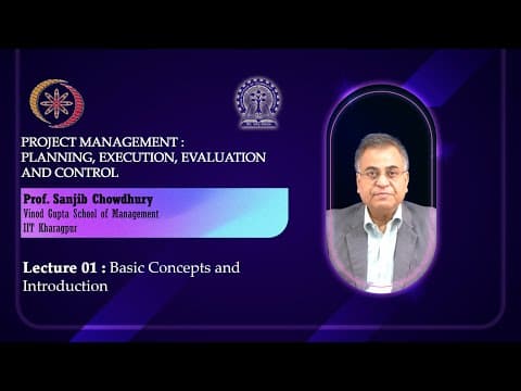 Lecture 1: Basic Concepts and Introduction thumbnail