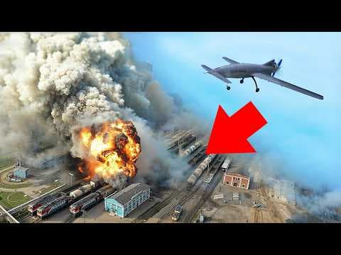 Ukrainian Drones STRIKE Russian Train Station – Then THIS Happened... thumbnail