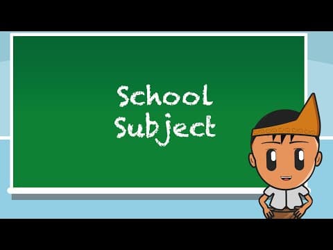 Learn Indonesian online - School subjects - Lesson 26 thumbnail