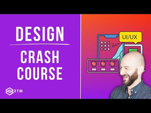 Design 101 Crash Course: Learn UX/UI Design, Figma (6 HOURS!) | Zero To Mastery thumbnail