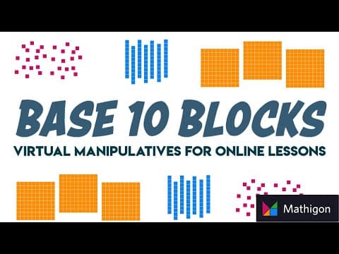 Virtual Manipulatives For Online Math Lessons | Base 10 Number System thumbnail