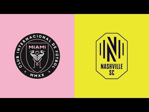 Did Inter Miami CF and Nashville SC End in a Tie? thumbnail