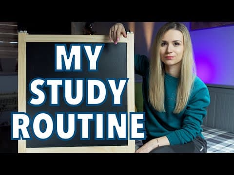 HOW I LEARN ENGLISH / Study Effectively / Make the MOST of your DAY / Study habits thumbnail