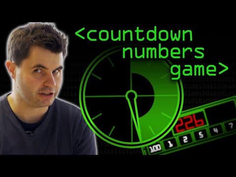 Brute Forcing The Countdown Numbers Game - Computerphile thumbnail