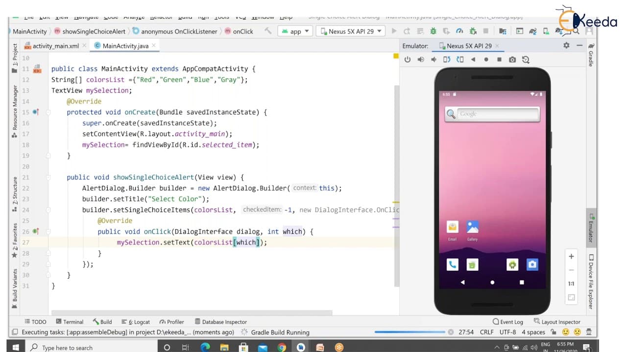 YouTube video player