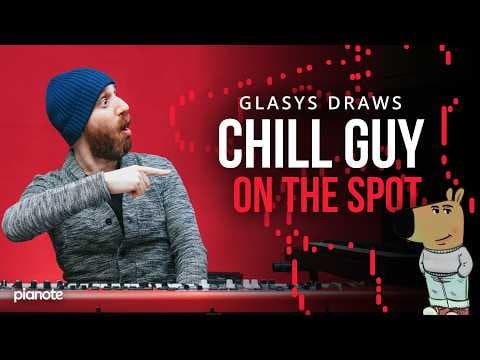 Pro Pianist Draws Picture Using Midi On The Spot | Ft. GLASYS thumbnail