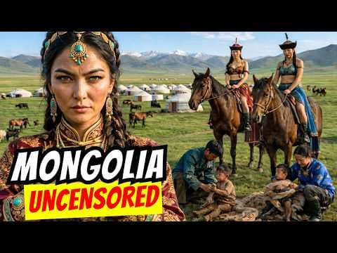 This Is Life In MONGOLIA, The Strangest Country Where Ancient Tribes Had Many Lovers thumbnail