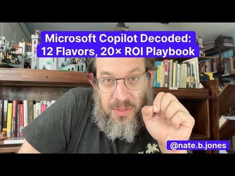 Microsoft CoPilot Decoded: 12 Flavors, 20x ROI Playbook thumbnail