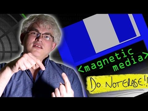 Magnetic Media (Floppies and Tapes) - Computerphile thumbnail