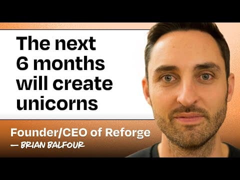 Why ChatGPT will be the next big growth channel (and how to capitalize on it) | Brian Balfour thumbnail