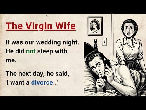 Learn English through Stories Level 3 ⭐ The Pure Wife - Improve your English | English Audio Podcast thumbnail