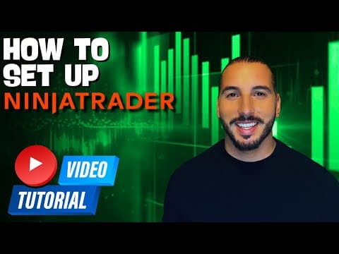 NinjaTrader 8 (Full Tutorial): Chart Set Up, Indicators, ATM, Day Trading (FUTURES TRADING) thumbnail