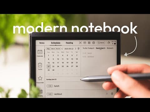 this productivity modern notebook subtly improved my life. thumbnail