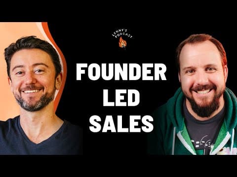 Founder-led sales | Pete Kazanjy (Founding Sales, Atrium) thumbnail