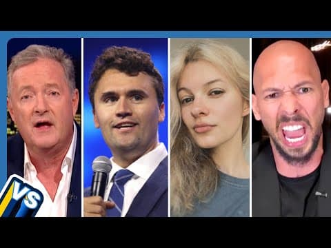 "BRAZEN Misogynist!" Piers Morgan vs Andrew Tate on Charlie Kirk, Train Murder & Trafficking Case thumbnail