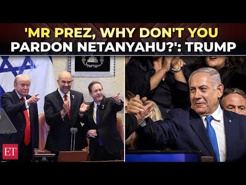 'Who the hell cares?': Trump calls on Israeli Prez Herzog to pardon Netanyahu for corruption charges thumbnail