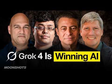 AI Experts React: Elon’s Grok 4 Is Now #1 in AI —This Changes Everything w/ Emad, Salim & Dave #182 thumbnail