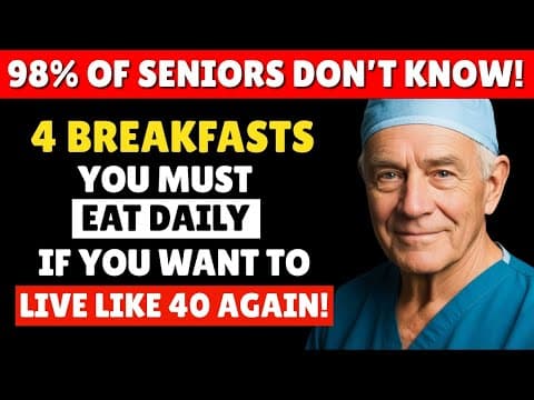 SENIORS, 4 WORST Breakfasts You Should NEVER Eat and 4 You MUST Eat Daily | Doctor Explains thumbnail