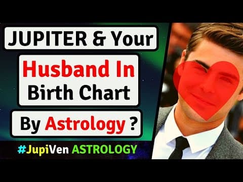 JUPITER IS YOUR HUSBAND | JUPITER IS YOUR MAN | JUPITER IN DIFFERENT SIGNS | JUPITER VEDIC ASTROLOGY thumbnail