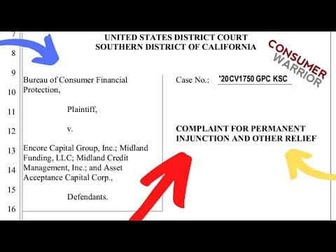 Breaking News! Midland Funding Sued by Consumer Financial Protection Bureau thumbnail