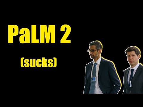 Is Google's PaLM 2 Better Than OpenAI's GPT-4? thumbnail