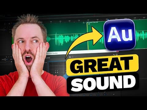 How Can I Enhance My Podcast Sound in Adobe Audition? thumbnail