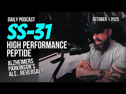The Secret Peptide SS-31 - Unbreakable Podcast 270 thumbnail