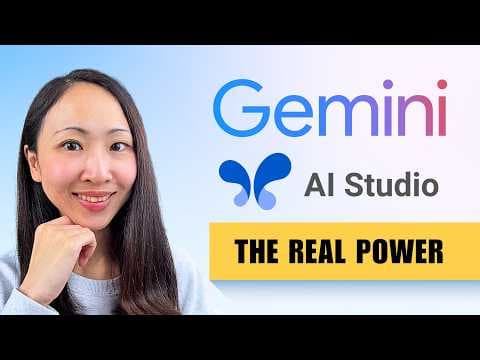 You're Only Using 50% of Gemini. AI Studio is What You're Missing. thumbnail