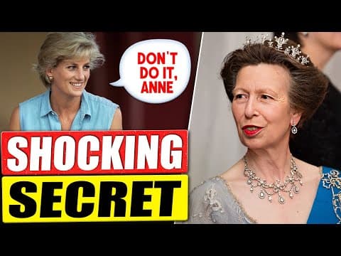 Princess Diana’s FINAL LETTER to Princess Anne - The WARNING That Could DESTROY the Monarchy thumbnail