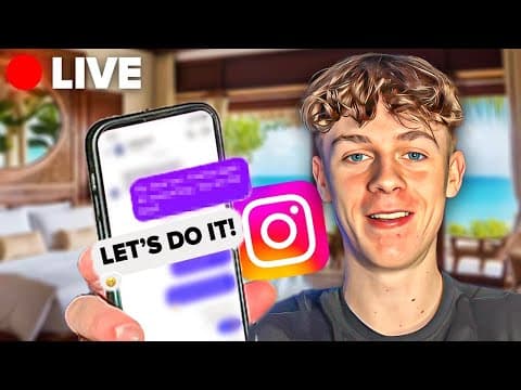 FREE Instagram DM Automation Course (Live Outreach & Script) thumbnail