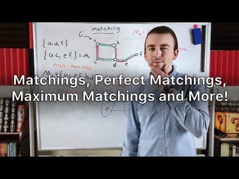 What Are Matchings in Graph Theory and Their Types? thumbnail