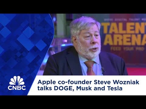 Apple co-founder Steve Wozniak talks DOGE, Musk and Tesla thumbnail