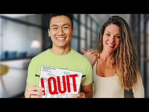 he quit his job with the $$ he made from 700 subscribers thumbnail