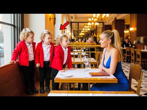 "Dad's sick,so we came instead”Little triplets walked into the blind date—what the Billionaire CEO.. thumbnail