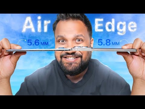 iPhone Air vs Galaxy S25 Edge Comparison - Thin, Strong, Powerful But… thumbnail