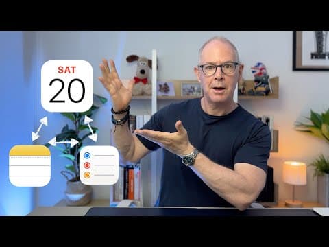 Apple's FREE Productivity System That Actually Works (Notes + Reminders + Calendar) thumbnail