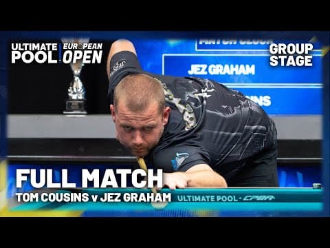 TOPCAT IN TOP FORM | Tom Cousins v Jez Graham | European Open | Group stages thumbnail