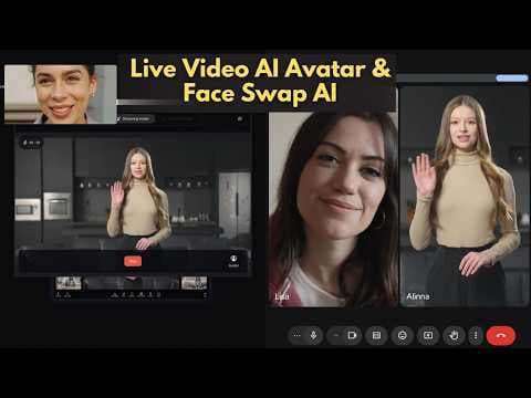 AI Avatars Are Now Hosting Live Calls | Live Camera Face Swap | AI Video Generator | Image To Video thumbnail