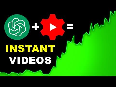 How to Make Faceless YouTube Videos on ChatGPT Store (Prompt to Video) thumbnail