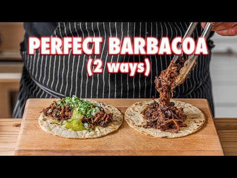 Perfect Homemade Barbacoa Tacos (2 Ways) thumbnail