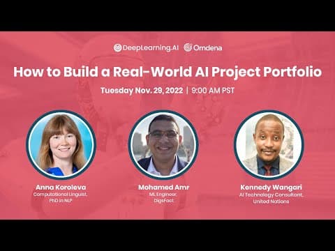 How to Build an AI Project Portfolio for Careers thumbnail