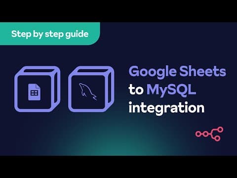 Google Sheets and MySQL integration – Powerful workflow thumbnail