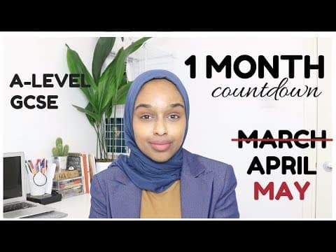 How to Study Effectively One Month Before GCSEs and A-Levels? thumbnail