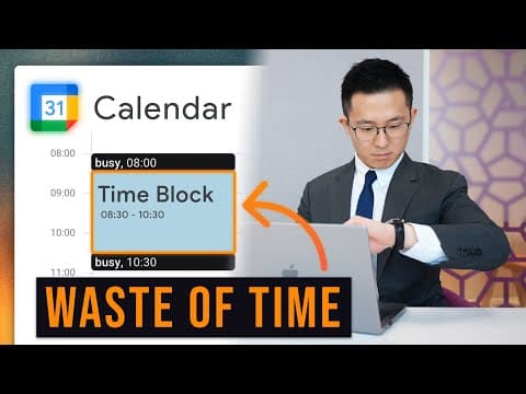 8 Calendar Mistakes to Avoid (for busy people)! thumbnail