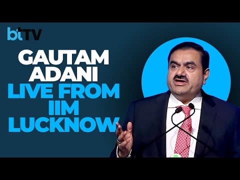 LIVE | Gautam Adani Speaks At IIM Lucknow | India’s Growth, Youth Power & Business Vision thumbnail